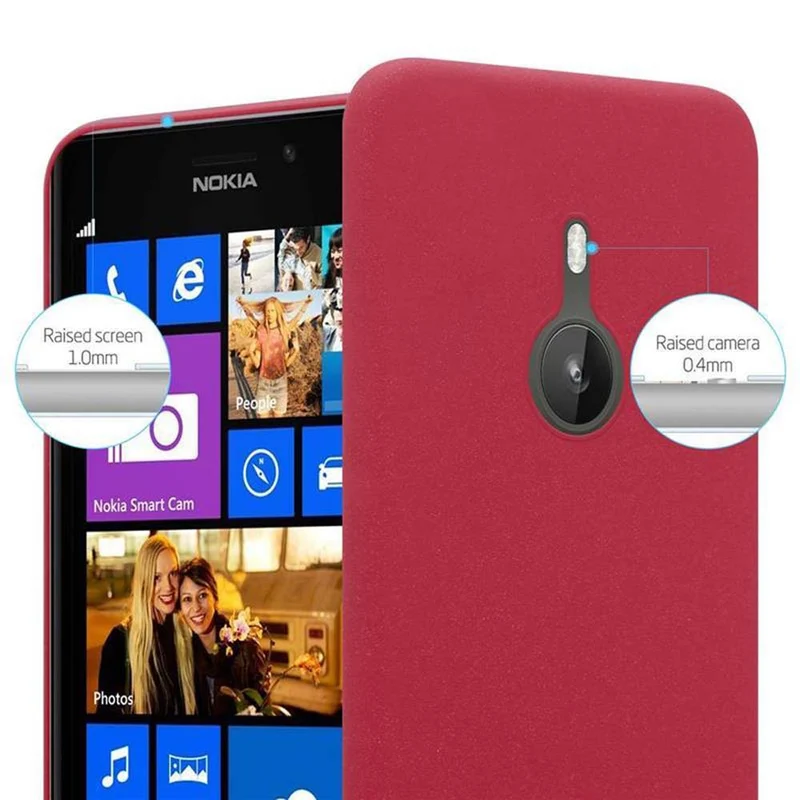 Cadorabo Hülle kompatibel mit Nokia Lumia 925 Hard Case Schutzhülle in Frosted Optik gegen Kratzer und Stöße
