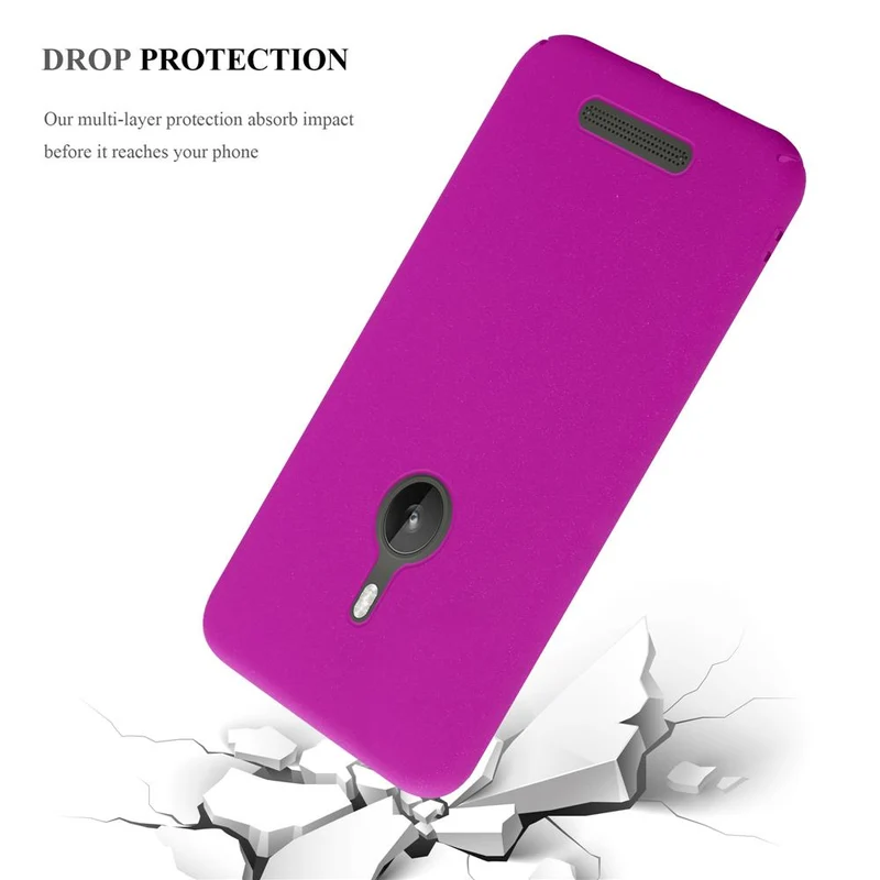 Cadorabo Hülle kompatibel mit Nokia Lumia 925 Hard Case Schutzhülle in Frosted Optik gegen Kratzer und Stöße
