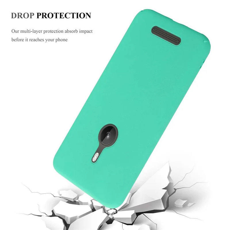 Cadorabo Hülle kompatibel mit Nokia Lumia 925 Hard Case Schutzhülle in Frosted Optik gegen Kratzer und Stöße