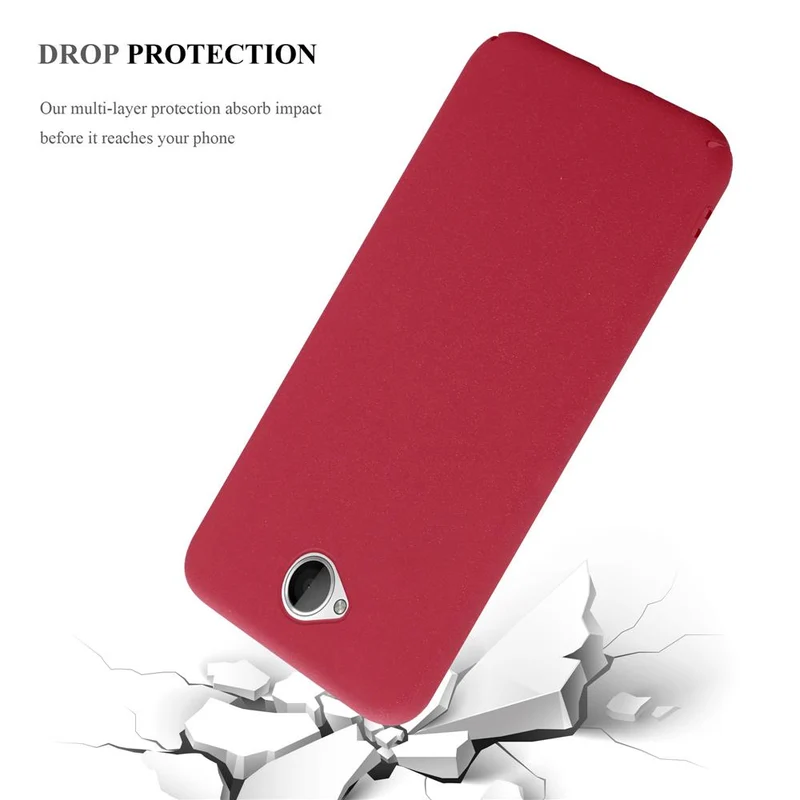 Cadorabo Hülle kompatibel mit Nokia Lumia 650 Hard Case Schutzhülle in Frosted Optik gegen Kratzer und Stöße