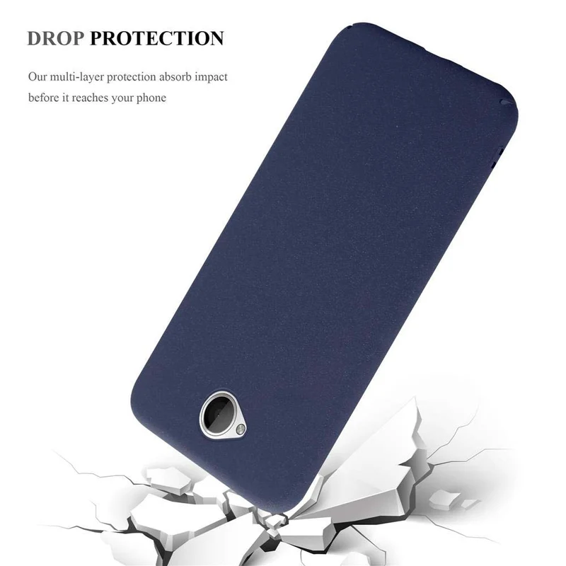 Cadorabo Hülle kompatibel mit Nokia Lumia 650 Hard Case Schutzhülle in Frosted Optik gegen Kratzer und Stöße