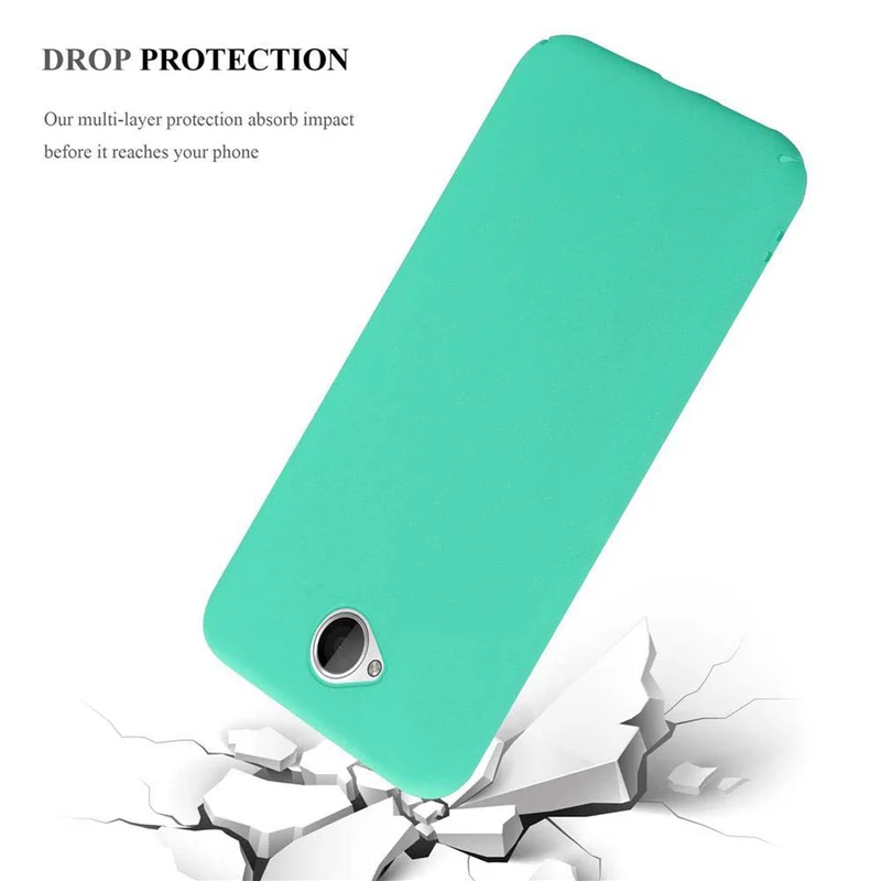 Cadorabo Hülle kompatibel mit Nokia Lumia 650 Hard Case Schutzhülle in Frosted Optik gegen Kratzer und Stöße