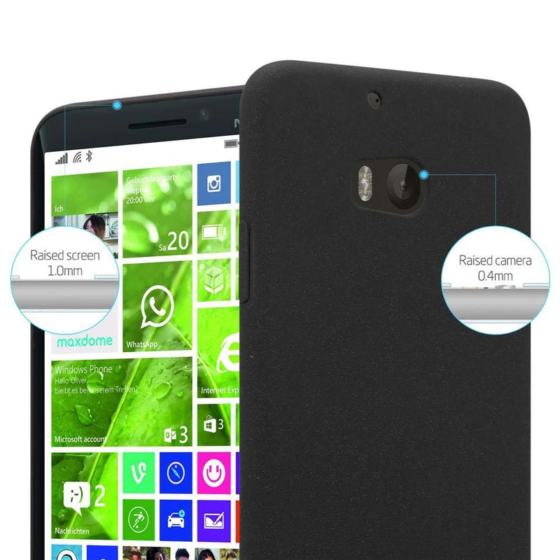 Cadorabo Hülle kompatibel mit Nokia Lumia 929 / 930 Hard Case Schutzhülle in Frosted Optik gegen Kratzer und Stöße