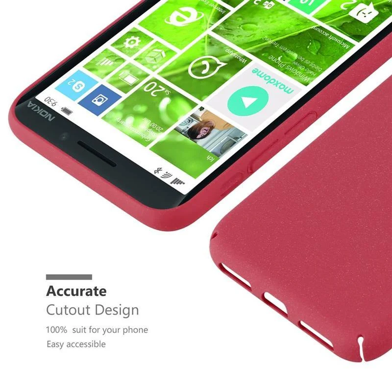 Cadorabo Hülle kompatibel mit Nokia Lumia 929 / 930 Hard Case Schutzhülle in Frosted Optik gegen Kratzer und Stöße
