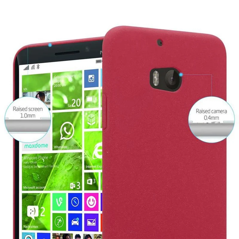 Cadorabo Hülle kompatibel mit Nokia Lumia 929 / 930 Hard Case Schutzhülle in Frosted Optik gegen Kratzer und Stöße