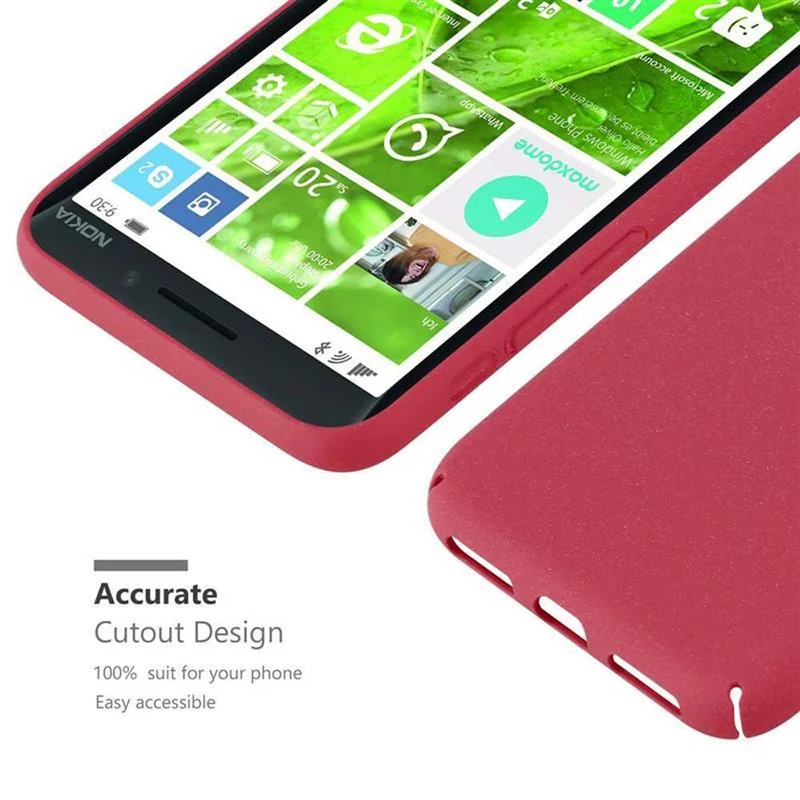 Cadorabo Hülle kompatibel mit Nokia Lumia 929 / 930 Hard Case Schutzhülle in Frosted Optik gegen Kratzer und Stöße