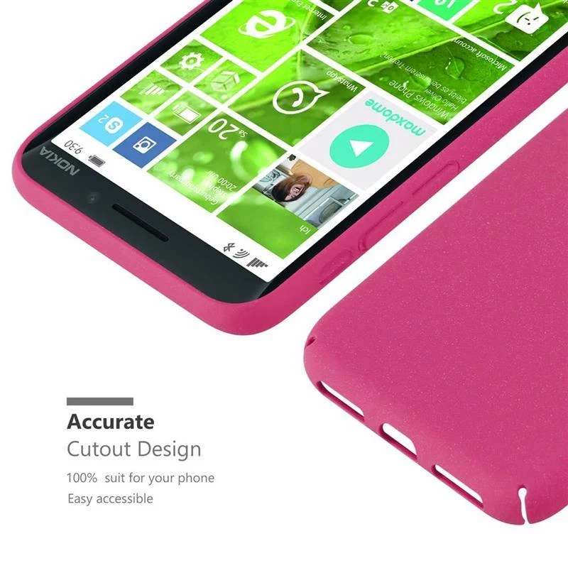 Cadorabo Hülle kompatibel mit Nokia Lumia 929 / 930 Hard Case Schutzhülle in Frosted Optik gegen Kratzer und Stöße