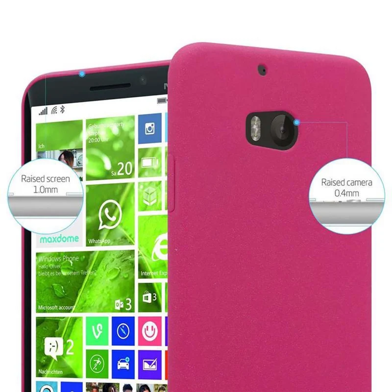 Cadorabo Hülle kompatibel mit Nokia Lumia 929 / 930 Hard Case Schutzhülle in Frosted Optik gegen Kratzer und Stöße