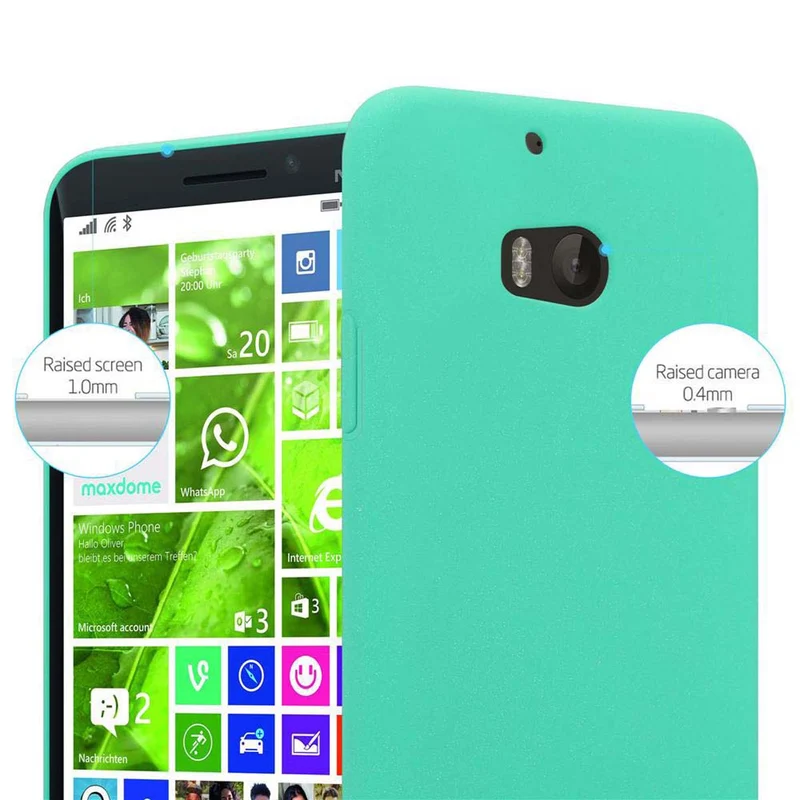 Cadorabo Hülle kompatibel mit Nokia Lumia 929 / 930 Hard Case Schutzhülle in Frosted Optik gegen Kratzer und Stöße