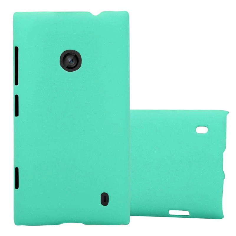 Cadorabo Hülle kompatibel mit Nokia Lumia 520 / 521 Hard Case Schutzhülle in Frosted Optik gegen Kratzer und Stöße