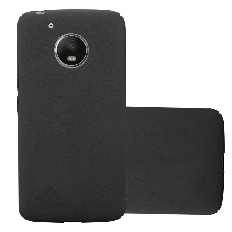 Cadorabo Hülle kompatibel mit Motorola MOTO G5 Hard Case Schutzhülle in Frosted Optik gegen Kratzer und Stöße