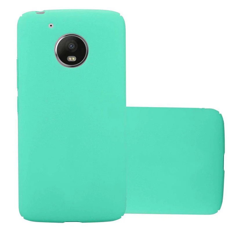 Cadorabo Hülle kompatibel mit Motorola MOTO G5 Hard Case Schutzhülle in Frosted Optik gegen Kratzer und Stöße