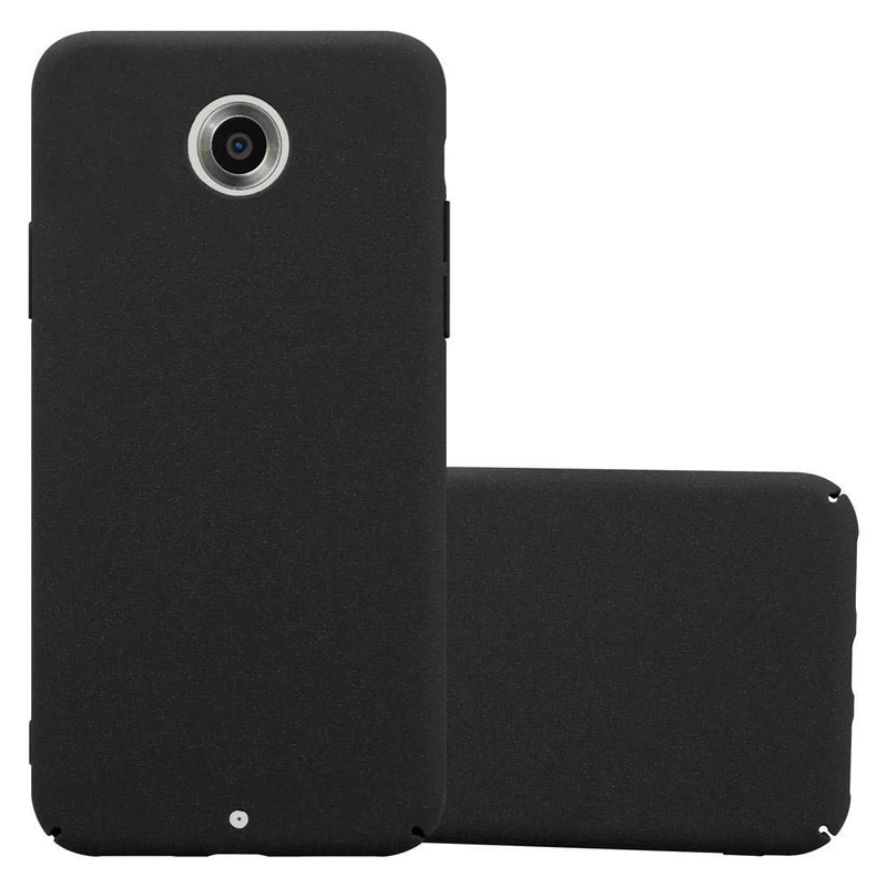 Cadorabo Hülle kompatibel mit Motorola Google NEXUS 6 Hard Case Schutzhülle in Frosted Optik gegen Kratzer und Stöße