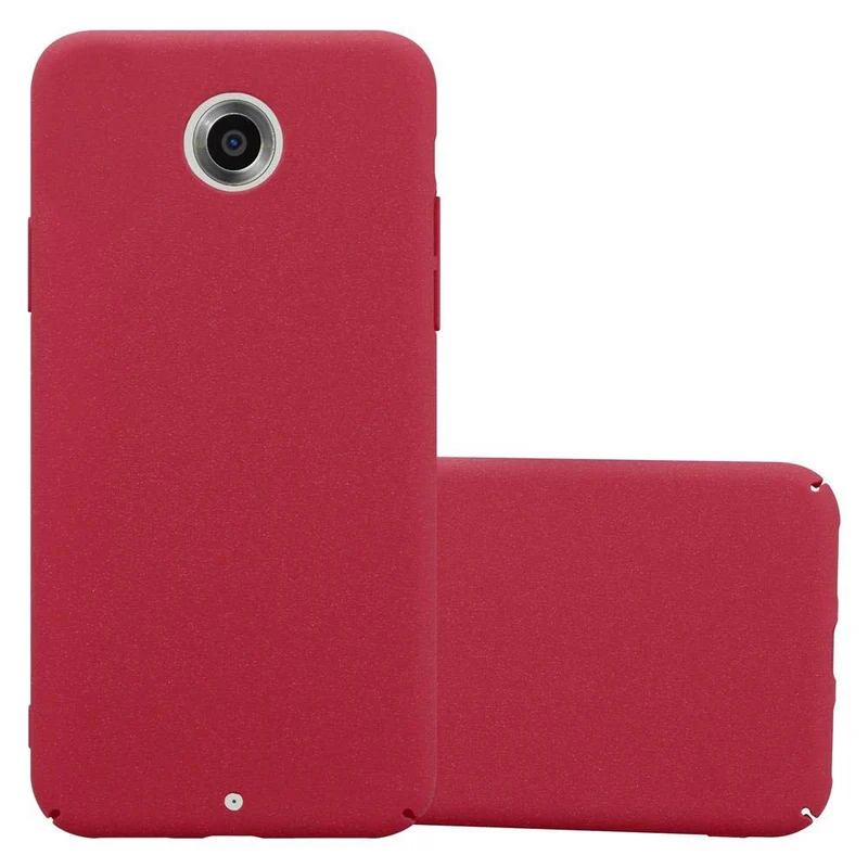 Cadorabo Hülle kompatibel mit Motorola Google NEXUS 6 Hard Case Schutzhülle in Frosted Optik gegen Kratzer und Stöße