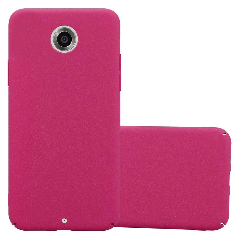 Cadorabo Hülle kompatibel mit Motorola Google NEXUS 6 Hard Case Schutzhülle in Frosted Optik gegen Kratzer und Stöße