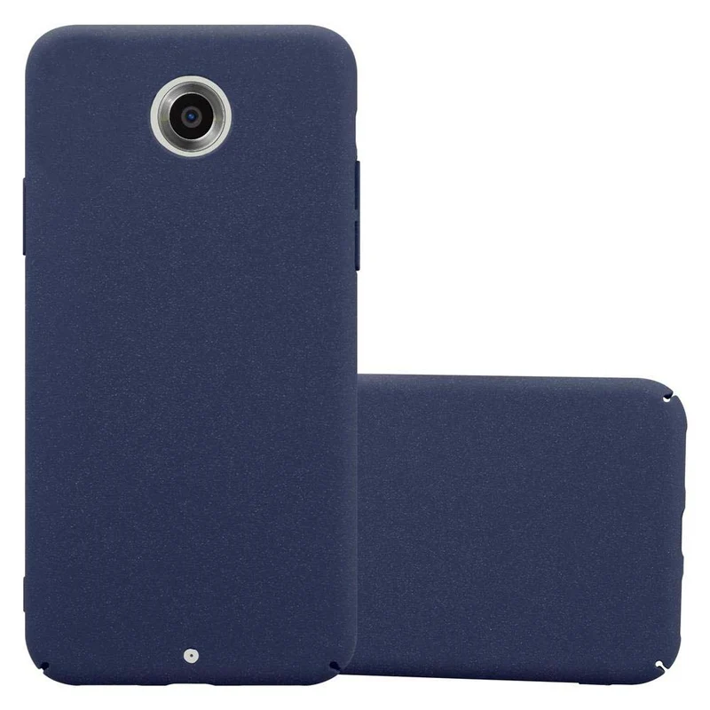 Cadorabo Hülle kompatibel mit Motorola Google NEXUS 6 Hard Case Schutzhülle in Frosted Optik gegen Kratzer und Stöße