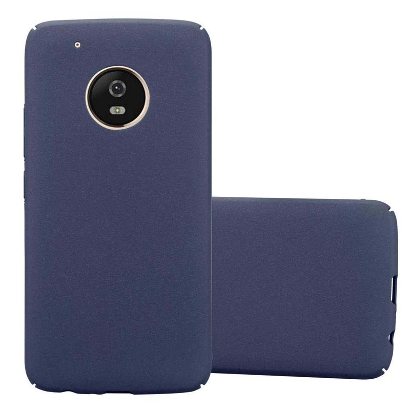 Cadorabo Hülle kompatibel mit Motorola MOTO G5 PLUS Hard Case Schutzhülle in Frosted Optik gegen Kratzer und Stöße