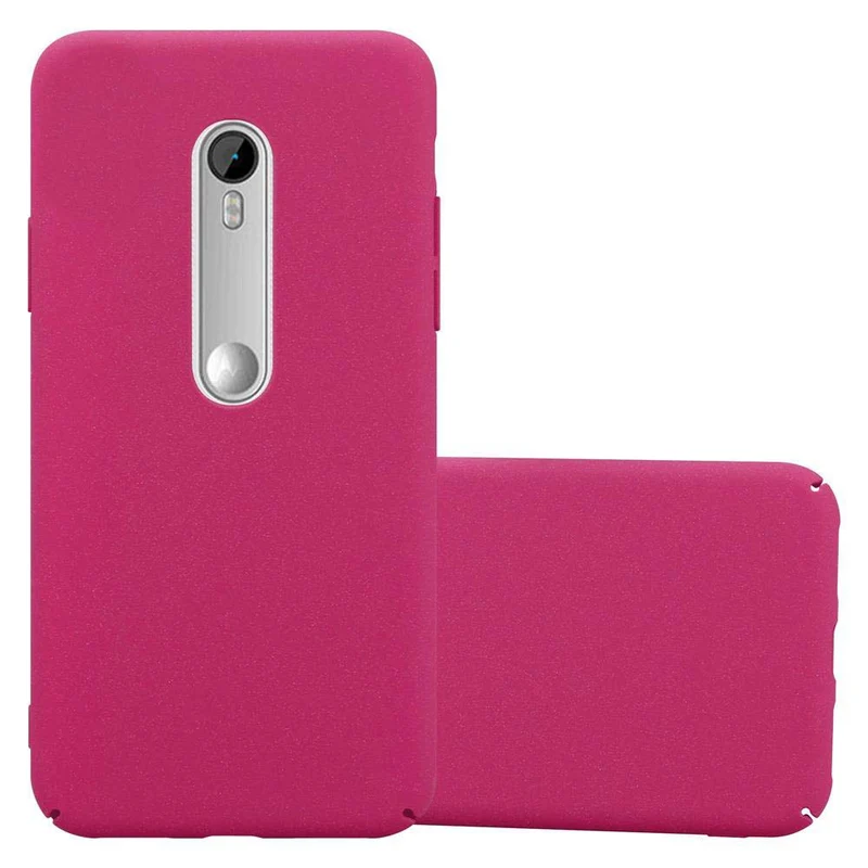 Cadorabo Hülle kompatibel mit Motorola MOTO G3 Hard Case Schutzhülle in Frosted Optik gegen Kratzer und Stöße