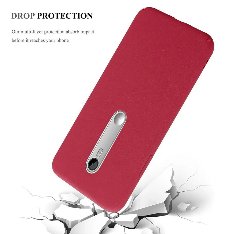 Cadorabo Hülle kompatibel mit Motorola MOTO G3 Hard Case Schutzhülle in Frosted Optik gegen Kratzer und Stöße