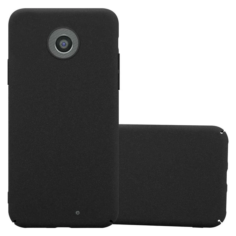 Cadorabo Hülle kompatibel mit Motorola MOTO G2 Hard Case Schutzhülle in Frosted Optik gegen Kratzer und Stöße