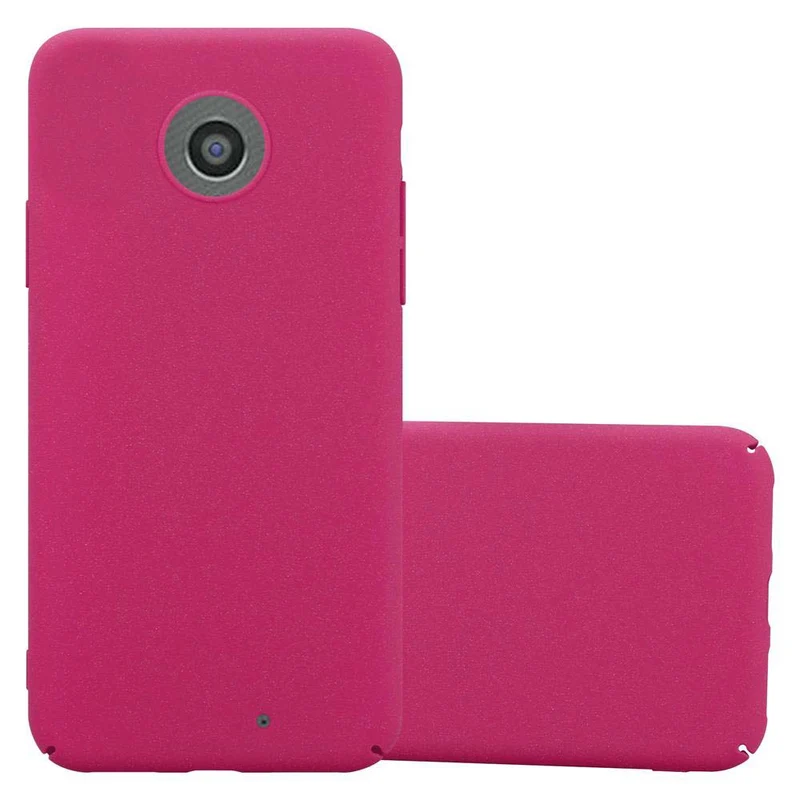 Cadorabo Hülle kompatibel mit Motorola MOTO G2 Hard Case Schutzhülle in Frosted Optik gegen Kratzer und Stöße