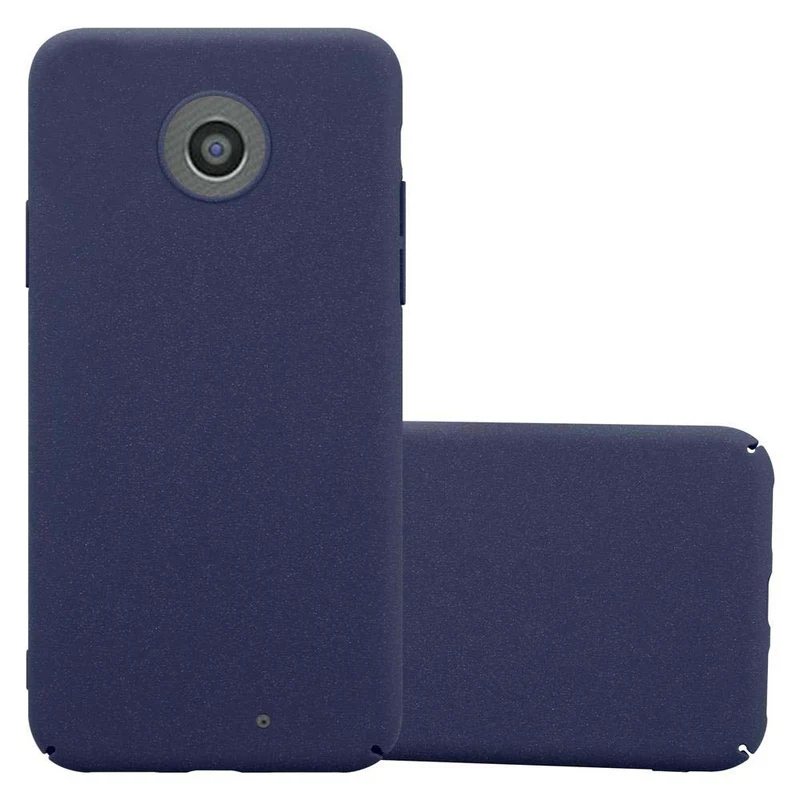 Cadorabo Hülle kompatibel mit Motorola MOTO G2 Hard Case Schutzhülle in Frosted Optik gegen Kratzer und Stöße