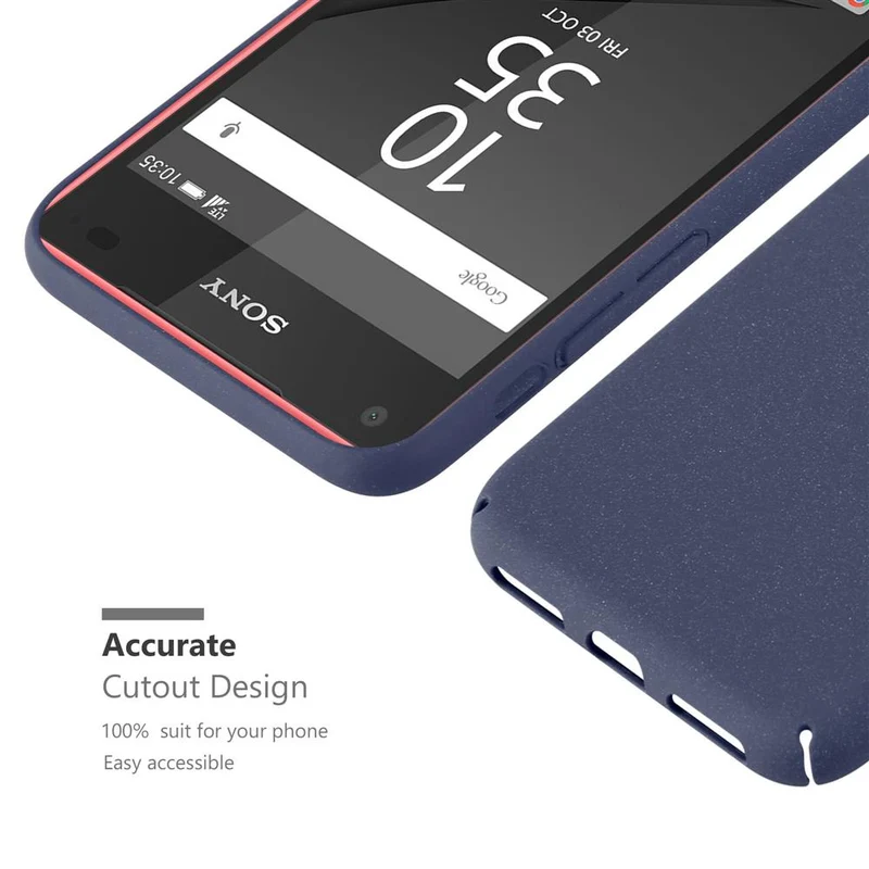 Cadorabo Hülle kompatibel mit Sony Xperia Z5 COMPACT Hard Case Schutzhülle in Frosted Optik gegen Kratzer und Stöße
