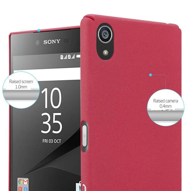 Cadorabo Hülle kompatibel mit Sony Xperia Z5 Hard Case Schutzhülle in Frosted Optik gegen Kratzer und Stöße