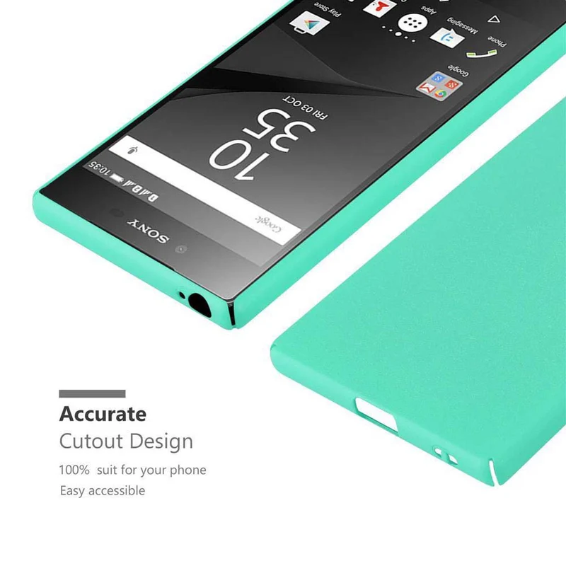 Cadorabo Hülle kompatibel mit Sony Xperia Z5 Hard Case Schutzhülle in Frosted Optik gegen Kratzer und Stöße