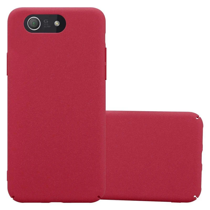 Cadorabo Hülle kompatibel mit Sony Xperia Z3 COMPACT Hard Case Schutzhülle in Frosted Optik gegen Kratzer und Stöße
