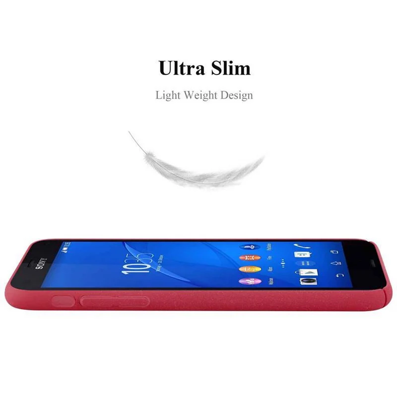 Cadorabo Hülle kompatibel mit Sony Xperia Z3 COMPACT Hard Case Schutzhülle in Frosted Optik gegen Kratzer und Stöße