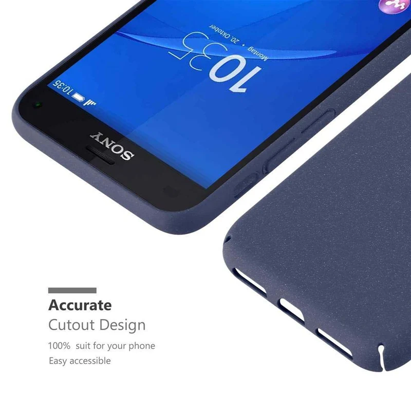 Cadorabo Hülle kompatibel mit Sony Xperia Z3 COMPACT Hard Case Schutzhülle in Frosted Optik gegen Kratzer und Stöße