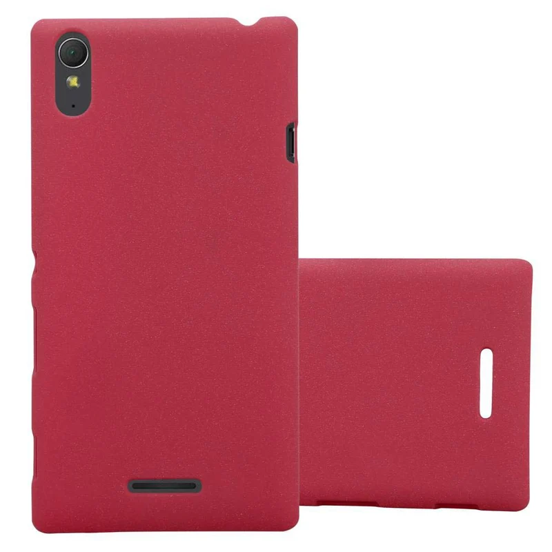 Cadorabo Hülle kompatibel mit Sony Xperia T3 Hard Case Schutzhülle in Frosted Optik gegen Kratzer und Stöße