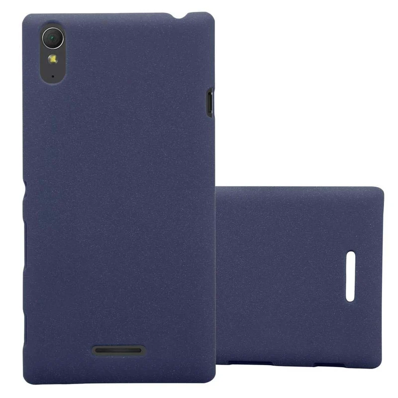 Cadorabo Hülle kompatibel mit Sony Xperia T3 Hard Case Schutzhülle in Frosted Optik gegen Kratzer und Stöße
