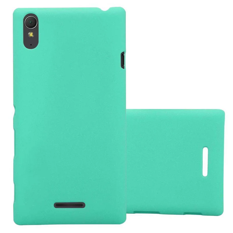Cadorabo Hülle kompatibel mit Sony Xperia T3 Hard Case Schutzhülle in Frosted Optik gegen Kratzer und Stöße