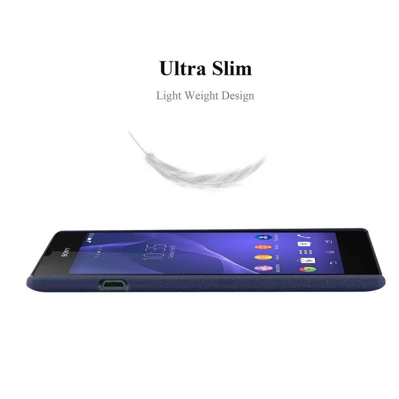 Cadorabo Hülle kompatibel mit Sony Xperia T3 Hard Case Schutzhülle in Frosted Optik gegen Kratzer und Stöße