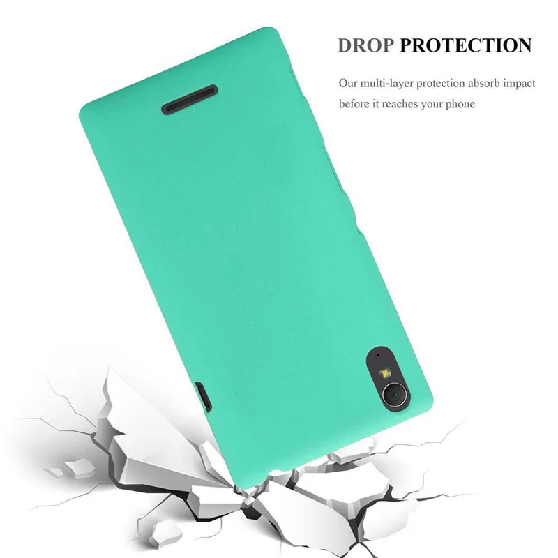 Cadorabo Hülle kompatibel mit Sony Xperia T3 Hard Case Schutzhülle in Frosted Optik gegen Kratzer und Stöße