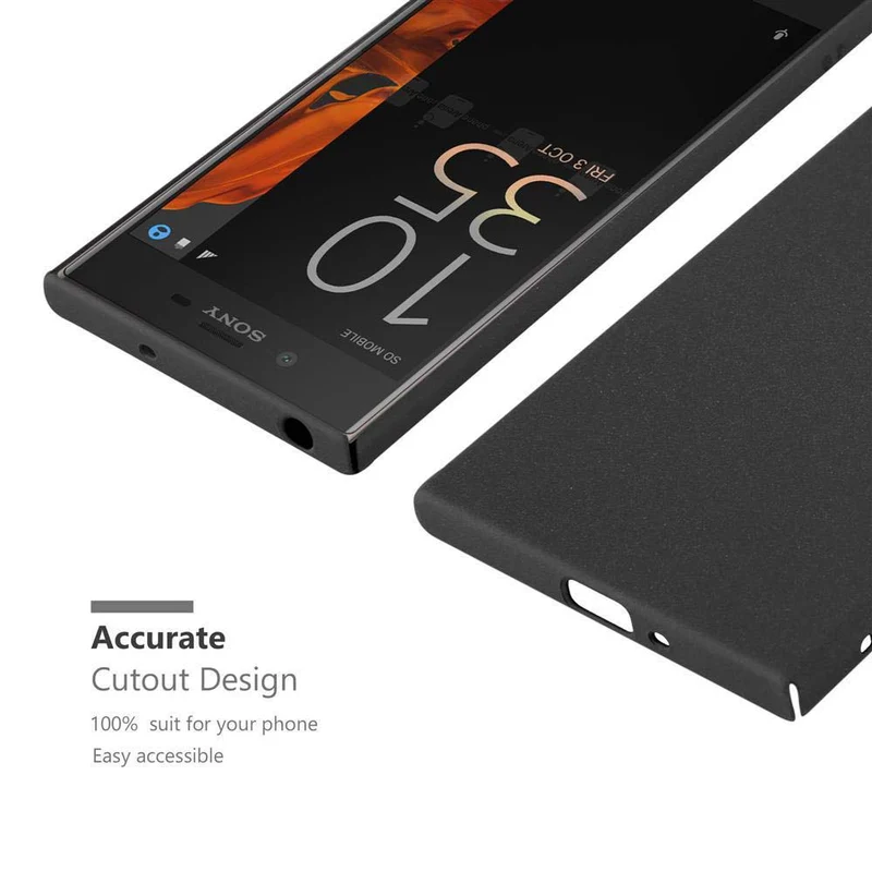 Cadorabo Hülle kompatibel mit Sony Xperia XZ / XZs Hard Case Schutzhülle in Frosted Optik gegen Kratzer und Stöße