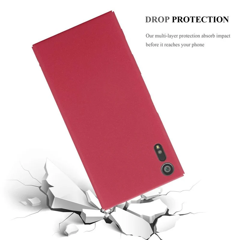 Cadorabo Hülle kompatibel mit Sony Xperia XZ / XZs Hard Case Schutzhülle in Frosted Optik gegen Kratzer und Stöße