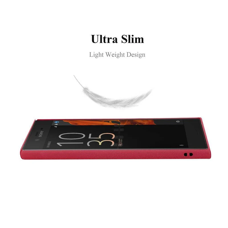 Cadorabo Hülle kompatibel mit Sony Xperia XZ / XZs Hard Case Schutzhülle in Frosted Optik gegen Kratzer und Stöße