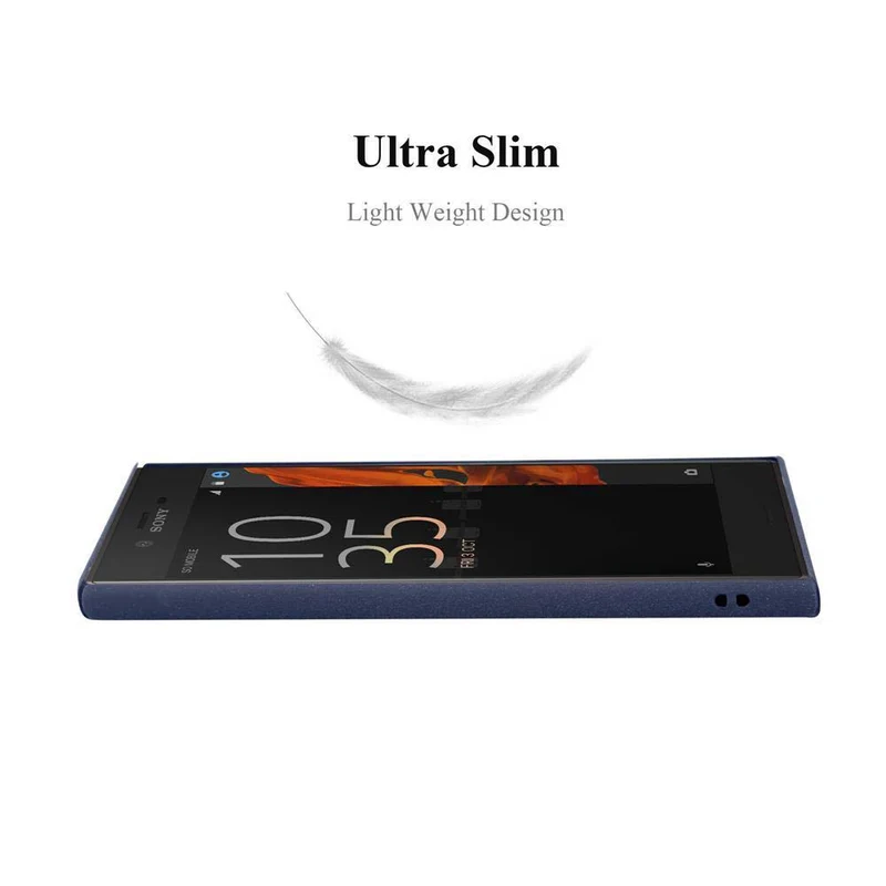 Cadorabo Hülle kompatibel mit Sony Xperia XZ / XZs Hard Case Schutzhülle in Frosted Optik gegen Kratzer und Stöße