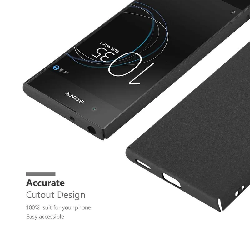 Cadorabo Hülle kompatibel mit Sony Xperia XA1 Hard Case Schutzhülle in Frosted Optik gegen Kratzer und Stöße