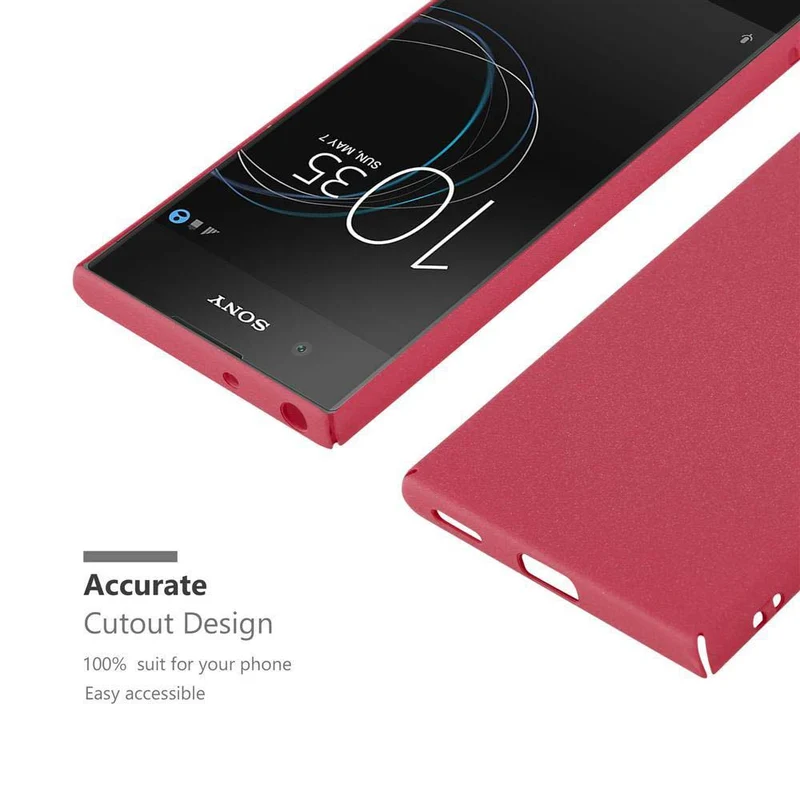 Cadorabo Hülle kompatibel mit Sony Xperia XA1 Hard Case Schutzhülle in Frosted Optik gegen Kratzer und Stöße