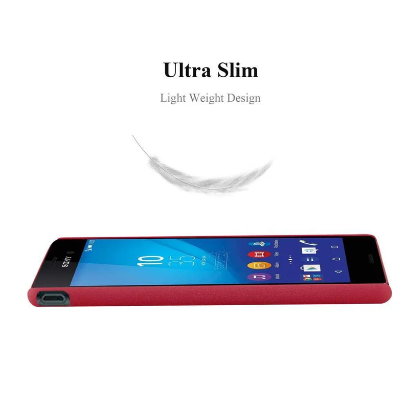 Cadorabo Hülle kompatibel mit Sony Xperia M4 AQUA Hard Case Schutzhülle in Frosted Optik gegen Kratzer und Stöße