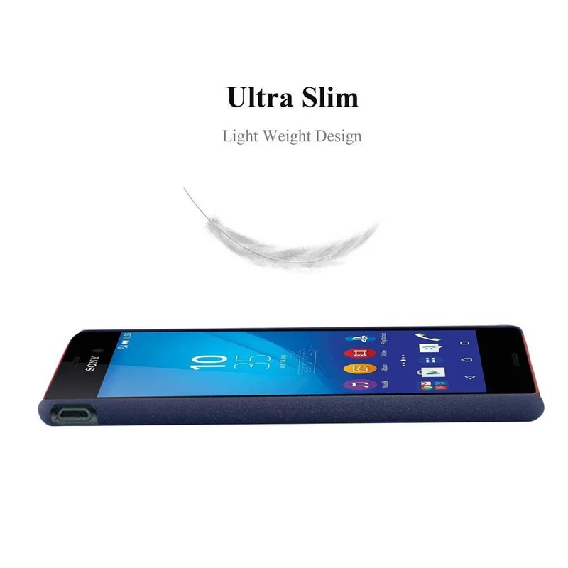 Cadorabo Hülle kompatibel mit Sony Xperia M4 AQUA Hard Case Schutzhülle in Frosted Optik gegen Kratzer und Stöße