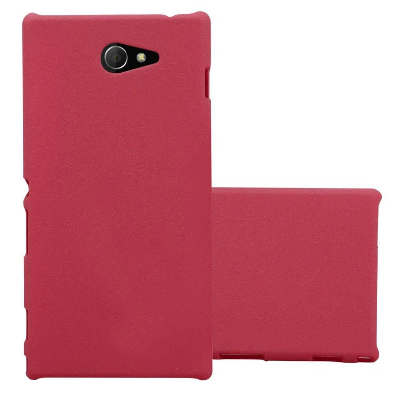 Cadorabo Hülle kompatibel mit Sony Xperia M2 / M2 AQUA Hard Case Schutzhülle in Frosted Optik gegen Kratzer und Stöße