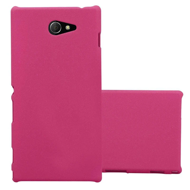 Cadorabo Hülle kompatibel mit Sony Xperia M2 / M2 AQUA Hard Case Schutzhülle in Frosted Optik gegen Kratzer und Stöße
