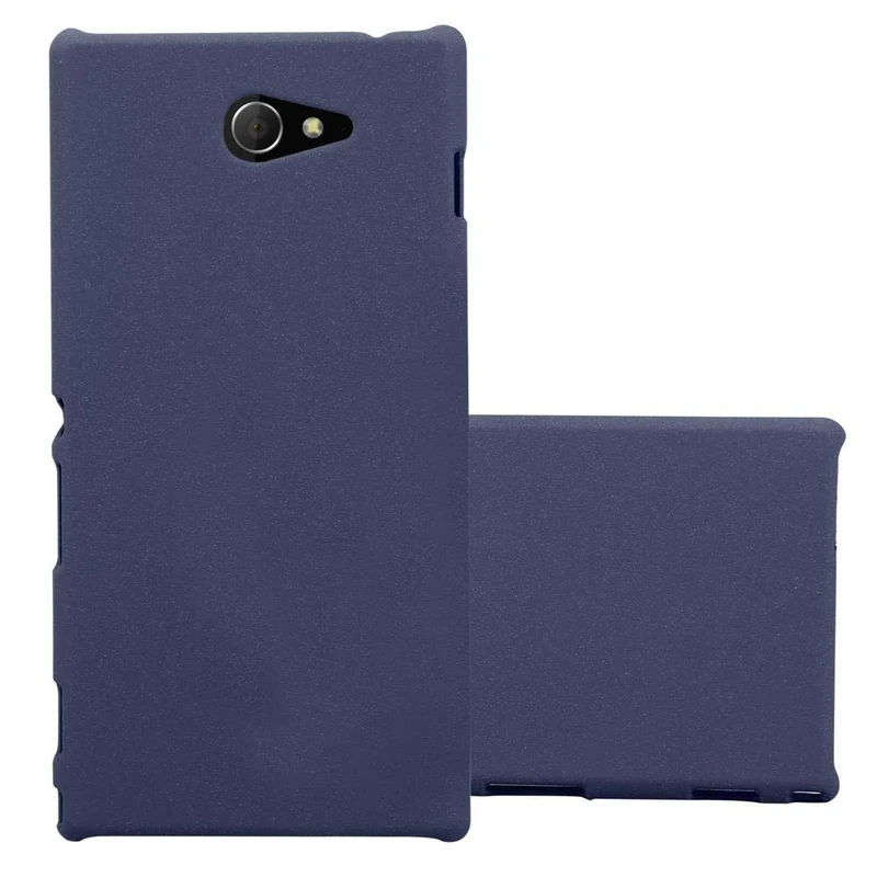 Cadorabo Hülle kompatibel mit Sony Xperia M2 / M2 AQUA Hard Case Schutzhülle in Frosted Optik gegen Kratzer und Stöße