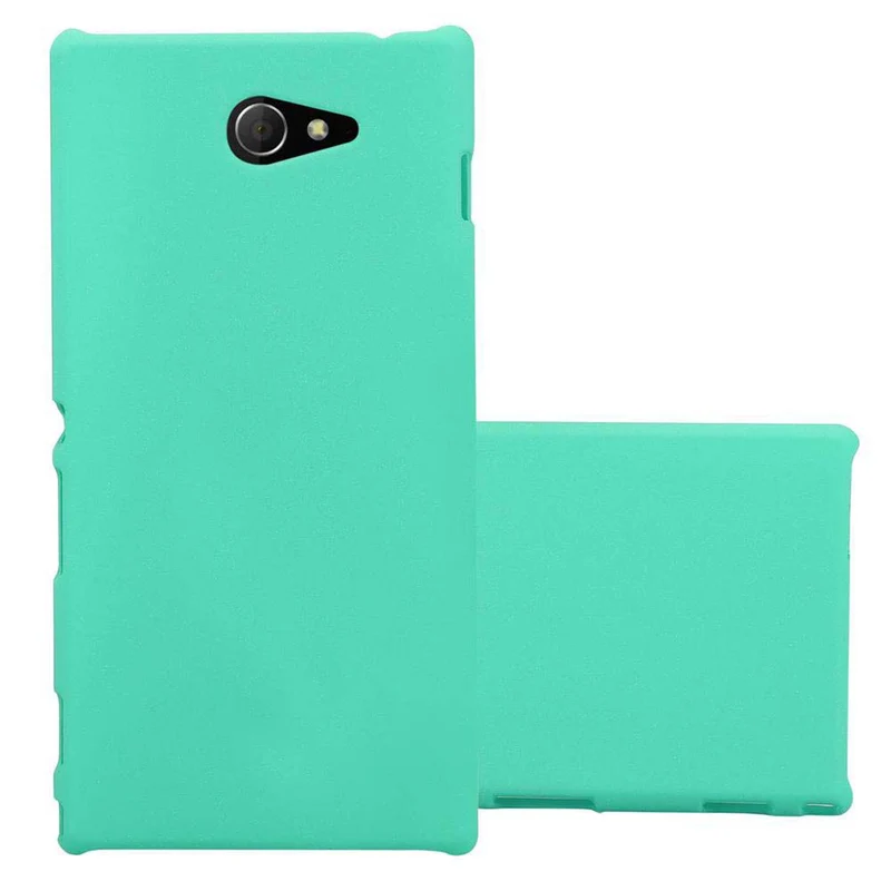Cadorabo Hülle kompatibel mit Sony Xperia M2 / M2 AQUA Hard Case Schutzhülle in Frosted Optik gegen Kratzer und Stöße