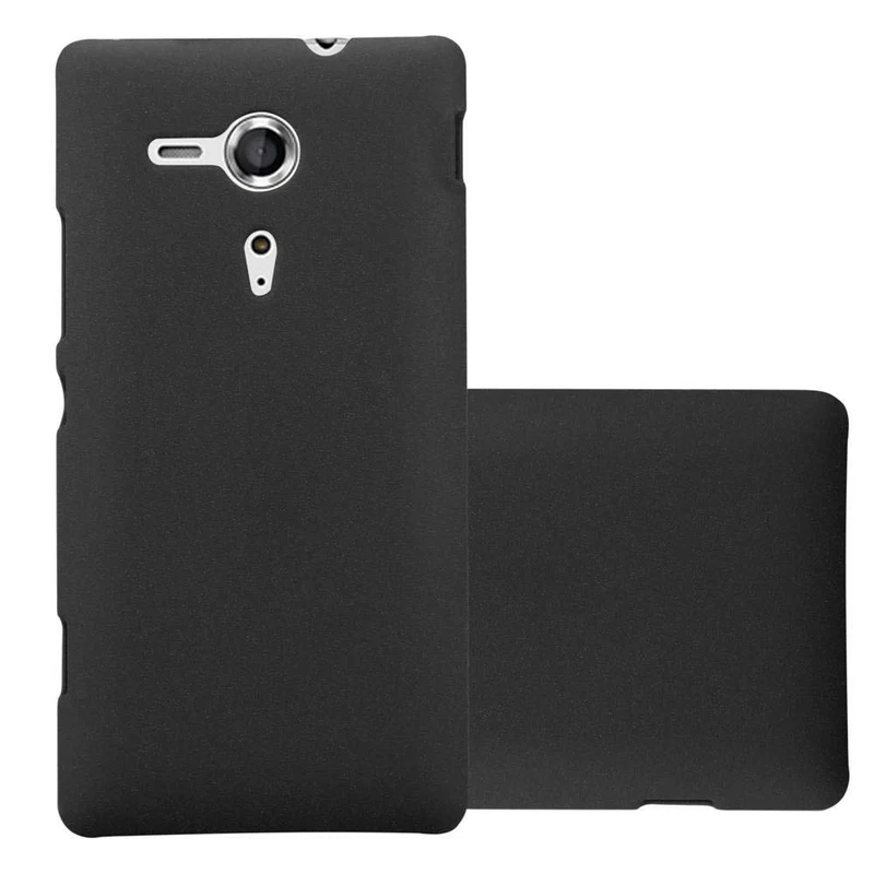 Cadorabo Hülle kompatibel mit Sony Xperia SP Hard Case Schutzhülle in Frosted Optik gegen Kratzer und Stöße